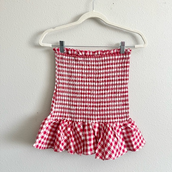 NWT Anthropologie Mable Gingham Smocked Set Size Medium - Picture 7 of 11